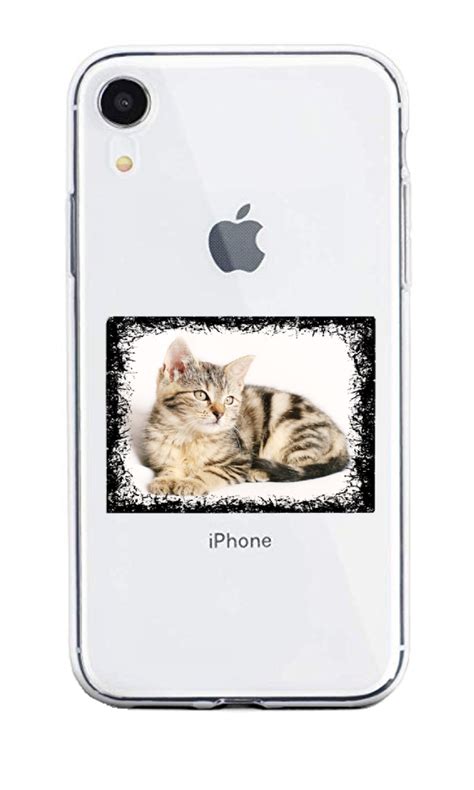 siliconen telefoonhoesje apple iphone xr transparant poesje foto apple nieuwetelefoonhoesjesnl