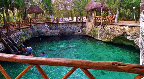 playa del carmen cenotes   close  visit  swimming