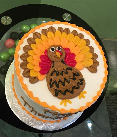 Thanksgiving Turkey Layer Cake Classy Girl Cupcakes