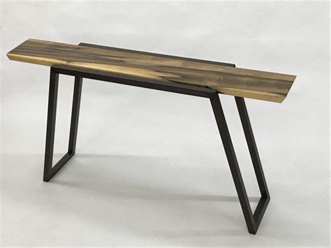 blackheart sassafras and ebonised vic ash hall table