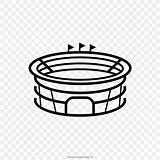 Stadium Clip Coloring Drawing Book Football Favpng sketch template