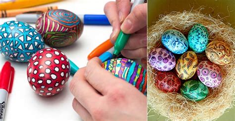 unusual ways  decorate easter eggs diy  fun