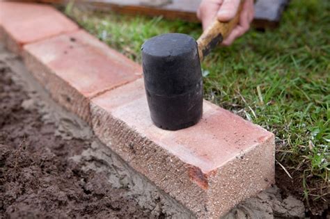 edge  lawn  bricks bbc gardeners world magazine