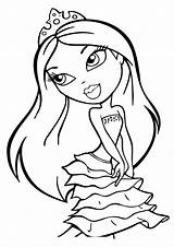 Coloring Bratz Pages Printable Print Girls Cool Kids Cliparts Princess Cartoon Clipart Color Soon Well Colouring Barbie Para Dibujos ציעה sketch template