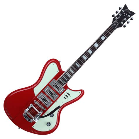 disc schecter ultra iii electric guitar vintage red gearmusic