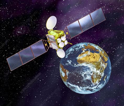 communications satellite stock image  science photo library