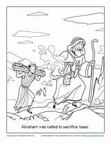 Abraham Sacrifice Calls Sundayschoolzone Giver Genesis Cheerful Loves sketch template