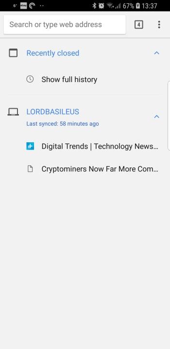 send webpages  google chrome   android phone digital trends