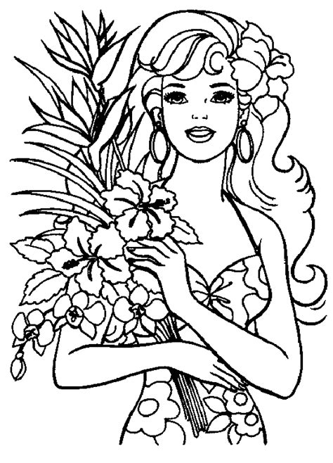 coloring barbie coloring pages  kids