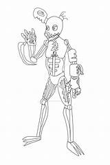 Springtrap Drawkill Lineart sketch template