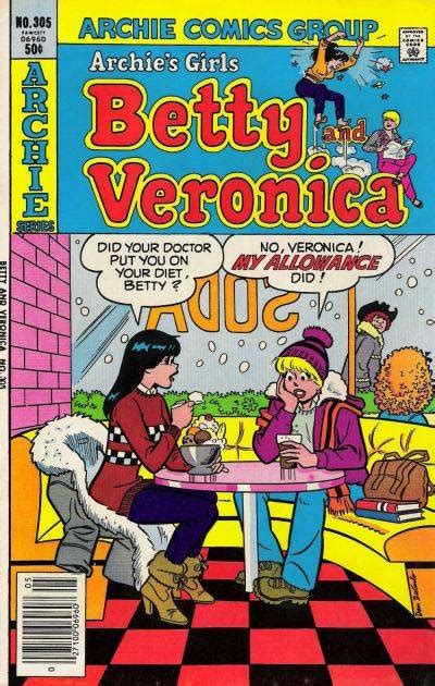 archie s girls betty and veronica 305 issue