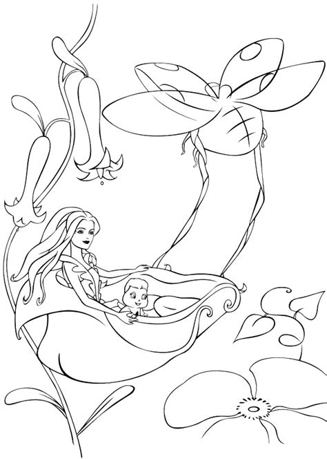 kids  funcom  coloring pages  barbie fairytopia