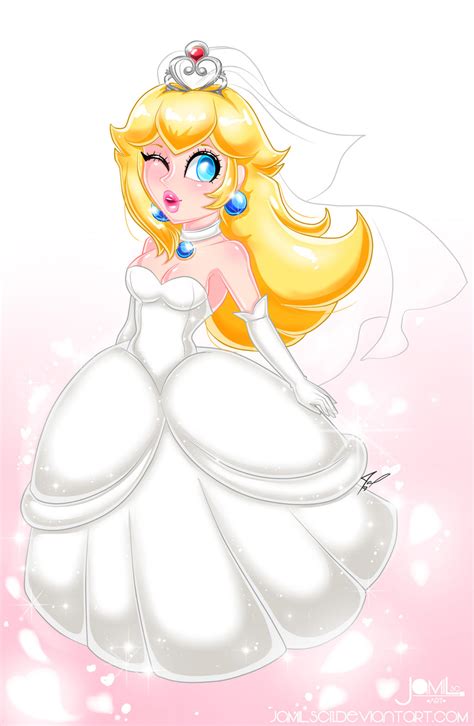 super mario odyssey princess peach wedding  jamilsc  deviantart