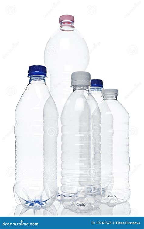 lege plastic flessen stock foto image  polyethyleen