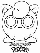 Jigglypuff Pokemon sketch template