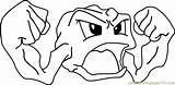 Geodude Togetic Coloringpages101 Lairon sketch template