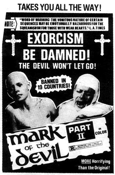 Old Horror Movie Newspaper Ads ~ Vintage Everyday