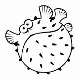 Malvorlagen Globefish sketch template