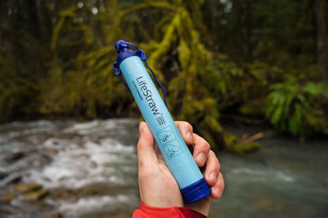 lifestraw personal water filter  hiking camping travel