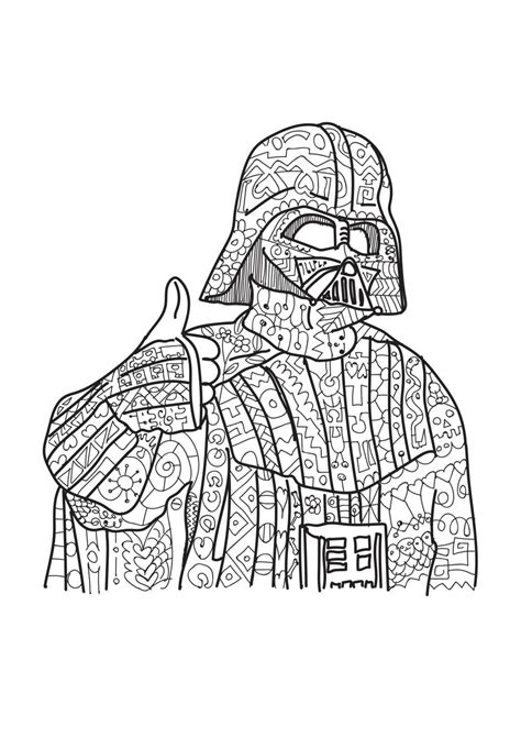 star wars pages adult coloring pages