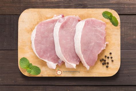 oz pork chop calories protein nutrition