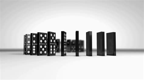 domino chain falling effect motion background storyblocks