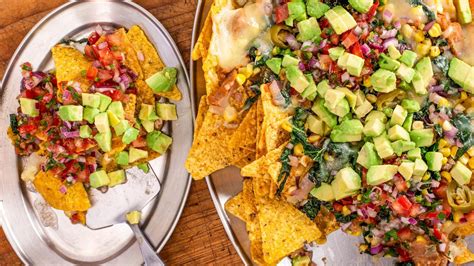Amped Up Vegetable Nachos Recipe Rachael Ray Show