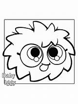 Coloring Moshi Monsters Pages Kids Printable Bright Colors Favorite Choose Color sketch template