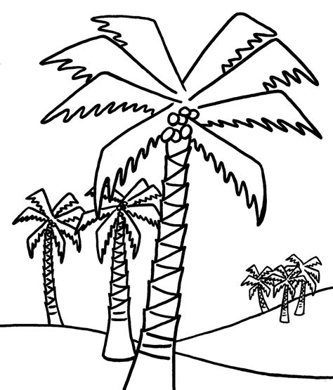 thumbprint palm tree wfree printable template glued   crafts