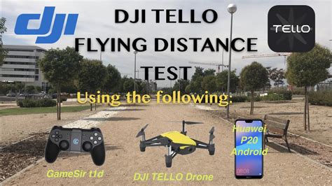 dji tello distance test  android phone   wifi range extender youtube