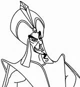 Jafar Desenhos Colorir Imprimer Aladdin Baymax Coloringgames Tudodesenhos Abu sketch template