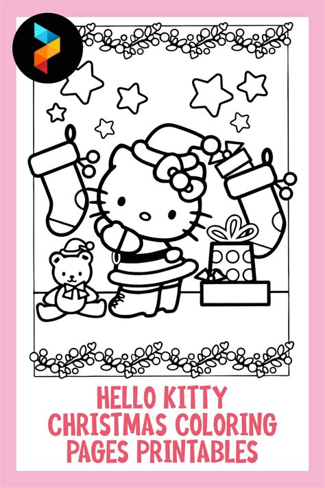 kitty fall coloring pages
