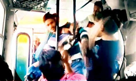 new video of indian girls who fought off harassers on bus emerges daily mail online