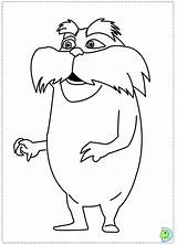 Coloring Letscolorit Pages Dr Seuss Lorax sketch template