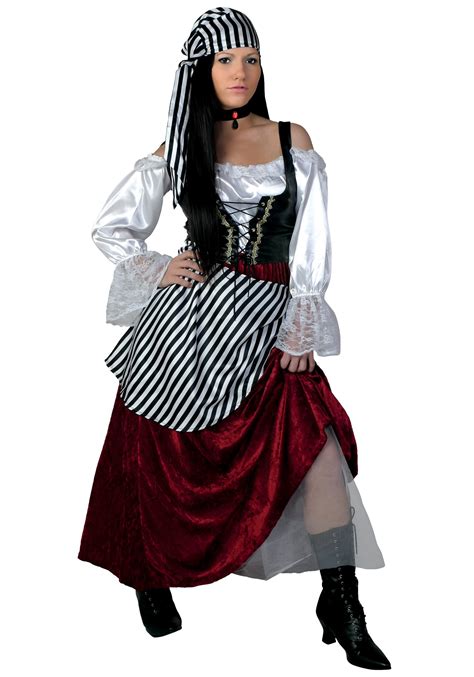 deluxe tavern wench plus costume womens pirate wench costumes