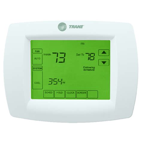 advanced heating  cooling services trane xl home thermostat