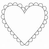 Heart Shape Coloring Pages Color Print Hearts sketch template