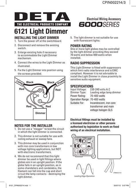 deta led dimmer switch wiring diagram wiring diagram