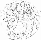 Ramo Bouquet sketch template