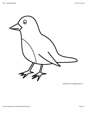 top  robin coloring pages