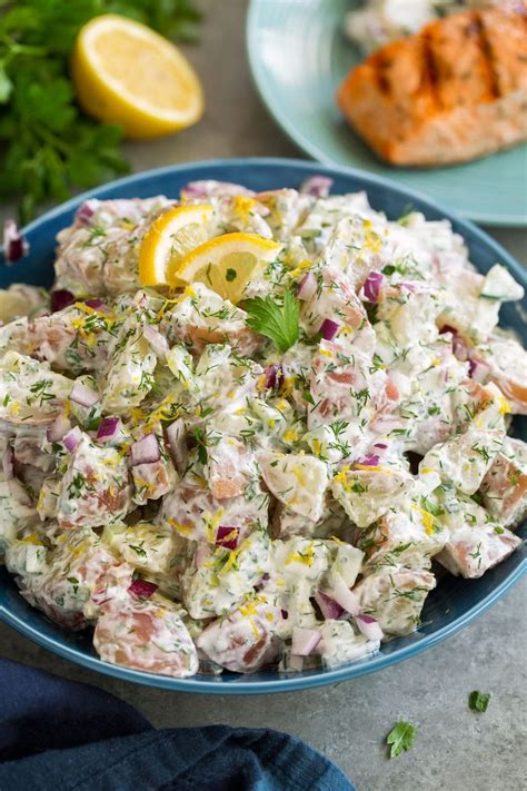 jamie olivers potato salad  lemon  dill recipe recipesnet