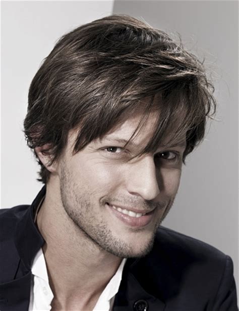 Sex Men Hairstyle With Very Long Layered Bangs And Medium