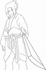 Sasuke Easy Drawing Uchiha Naruto Coloring Pages Cool Very Person sketch template