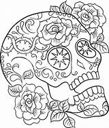 Coloring Skull Sugar Pages Skulls Adults Tattoo Print Color Punk Pdf Adult Total Printable Drama Book Kidspressmagazine Advanced Designs Rock sketch template