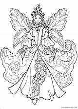 Coloring Pages Fairy Advanced Coloring4free Print Related Posts sketch template