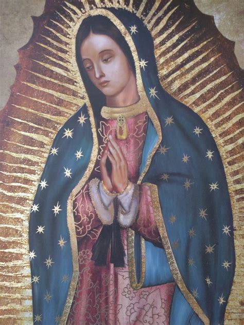 Cuadro De La Virgen María De Guadalupe 50x70 Cm 1 000