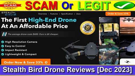stealth bird drone reviews dec    proof  stealth bird  drone scam