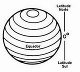 Terra Paralelos Linhas Geografia Equador Movimentos Paralelo Linha Hemisférios Divide Principal sketch template