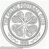 Celtic Fc Coloring Emblem Logo sketch template