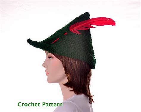 ravelry adult peter pan robin hood hat pattern  suzanne love